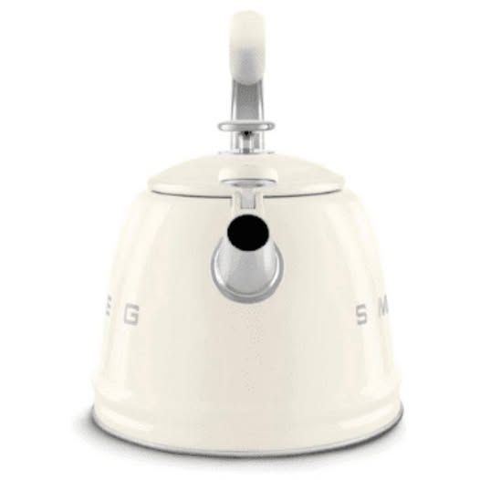 smeg Retro Style Stovetop Kettle - cream white