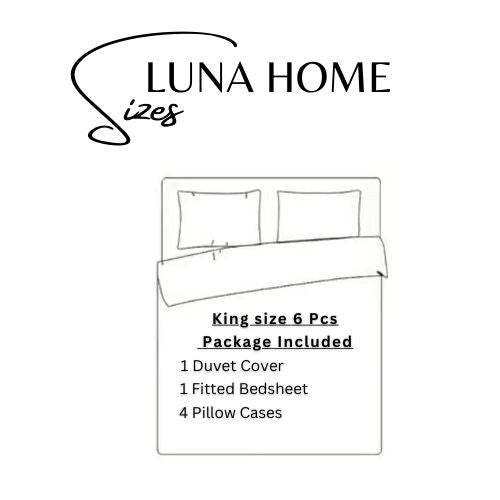Premium King Size 6 Pieces Bedding Set without filler, Solid Berry Red Color, Satin Stripe Design - BusDeals