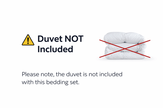 Single size 4 piece bedding set, white bed linen with purple floral pattern. - BusDeals