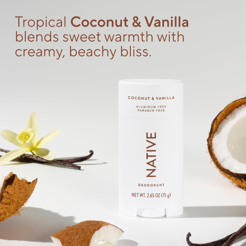 Native  Coconut & Vanilla - Deodorant -  Deodorant for Women and Men. 75g.