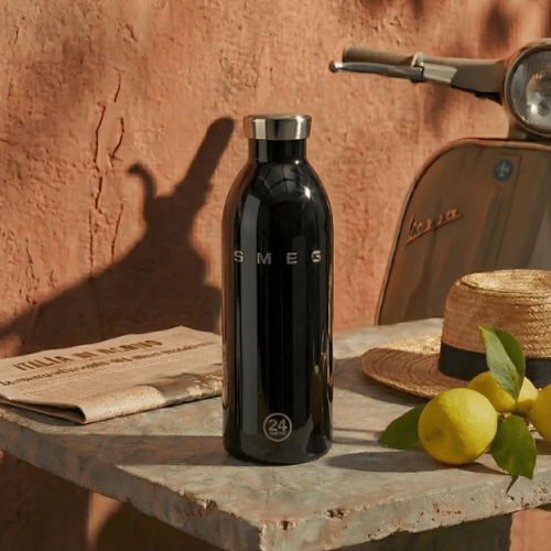 SMEG x 24Bottles Clima Bottle 500 ml, Black