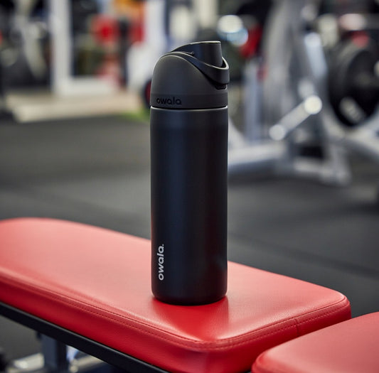 32 oz. 945ml Owala FreeSlip Stainless Steel Vacuum Insulated Sports Water Bottle, Black