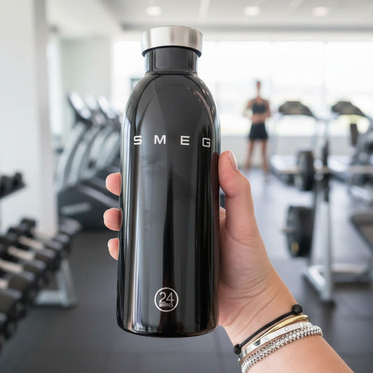 SMEG 24Bottles Clima Bottle 500 ml | White, Black, Cream, Red, Baby Blue, Pink