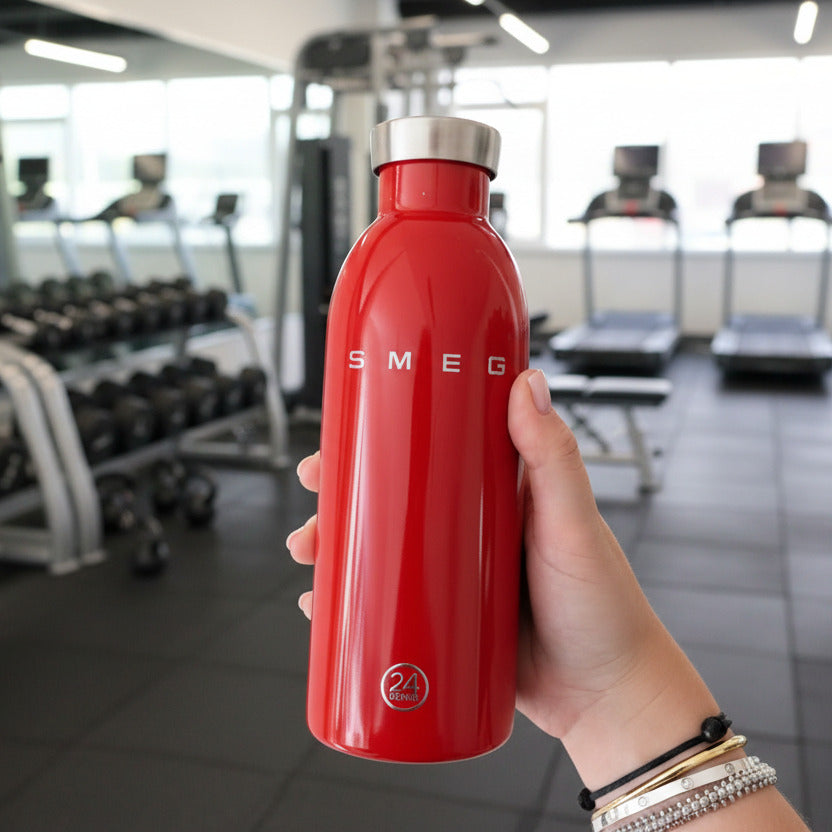 smeg 24Bottles Clima Bottle 500 ml | White, Black, Cream, Red, Baby Blue, Pink