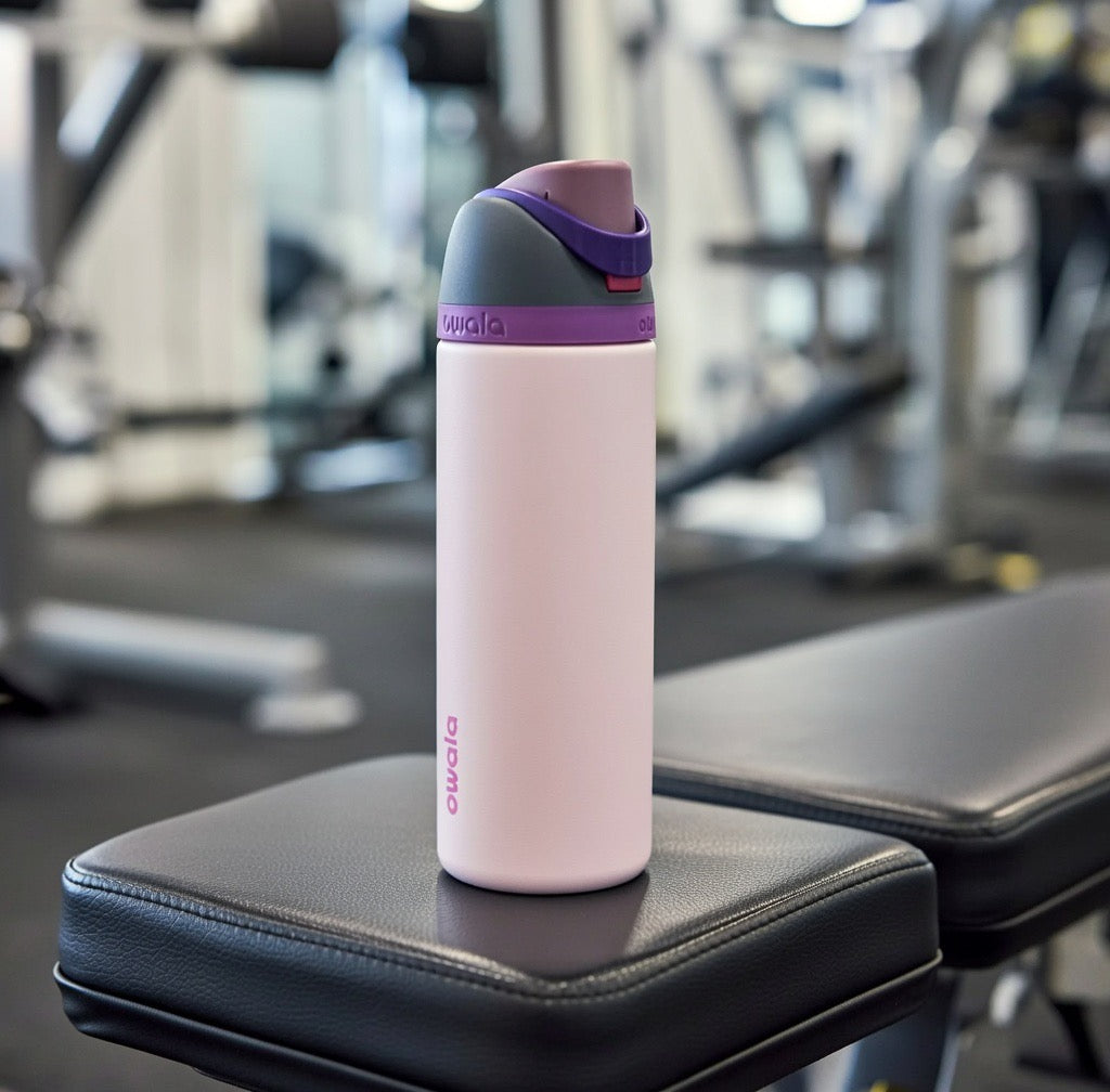 32 oz. 945ml Owala FreeSlip Stainless Steel Vacuum Insulated Sports Water Bottle - Purple