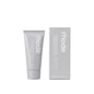 Gray tube and box of 'rhode' skincare product on a white background