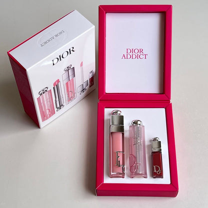 Dior Eid gift stock Lip Care Set Gift box- 3 Pieces