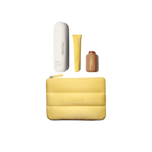 Rhode Skin the Summer Kit with Glazing Mist, Pocket Blush Tan Line, Peptide Lip Tint Lomontini, 3 - Piece Set Limited Edition Kit - BusDeals