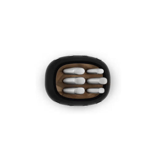 SMEG Knife Set – Complect set 6-Piece Stainless Steel and Knife Block, Italian Design. Black
