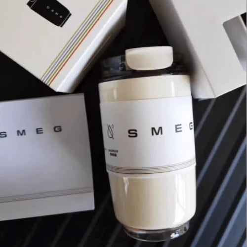 smeg Wall Mug, 240ml Insulated Stainless Steel Coffee mug