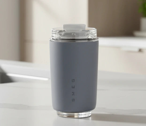 smeg Wall Mug, 240ml Insulated Stainless Steel Coffee mug